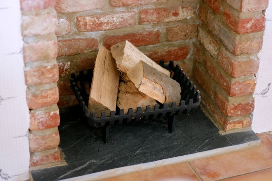 fireplace cast iron basket